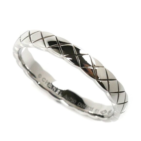 CHANEL White Gold Ring - Picture 1 of 8
